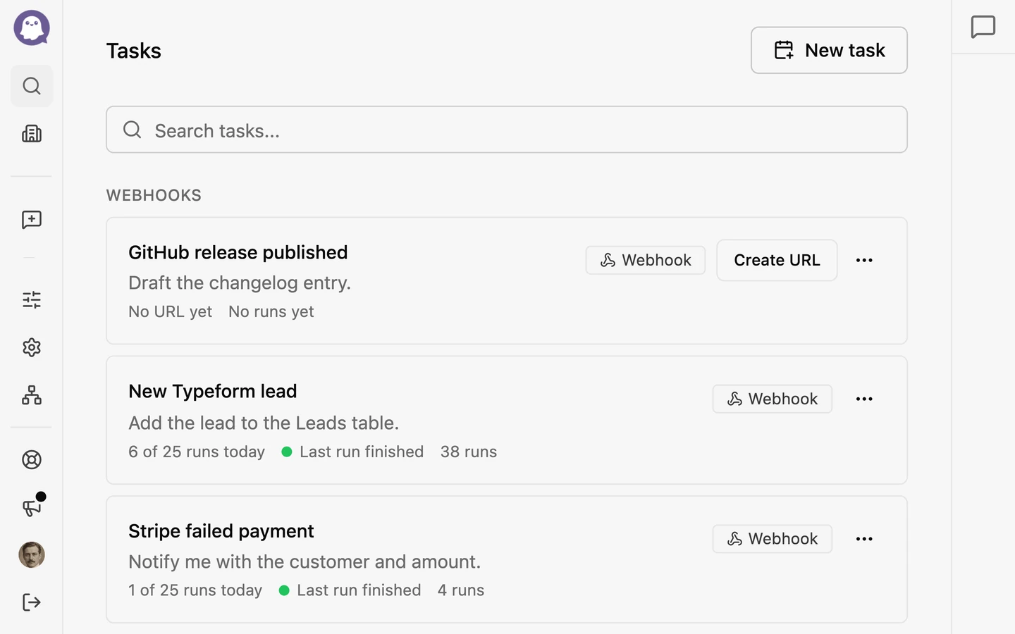 Start the agent from any other app